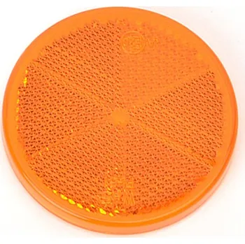 Samolepicí dekorace na vozidlo WAS Odrazka 61mm oranžová samolepící