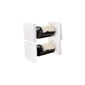 rekuperace vzduchu SEVentilation SEVi 160 Duo Barva venkovního krytu: Nerez, Délka potrubí: 480 mm