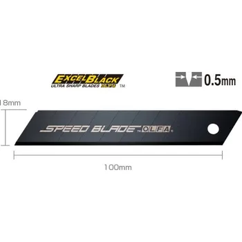 Pracovní nůž Náhradní odlamovací čepele Olfa LFB-5B Speed-Blade (balení 5ks)