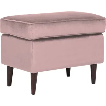 Taburet Nábytek PEGAS s.r.o. Taburet RON Velvet, starorůžový Bluvel 52/wenge
