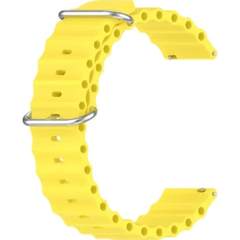 VSECHNONAMOBIL 61869 OCEAN Univerzální silikonový řemínek 20mm žlutý