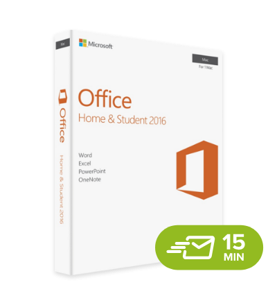 Kancelářská aplikace Microsoft Office 2016 Home and Student CZ krabicová verze