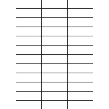 Samolepící etiketa Etikety PRINT 70x24,74 mm bílé (balení 100xA4)