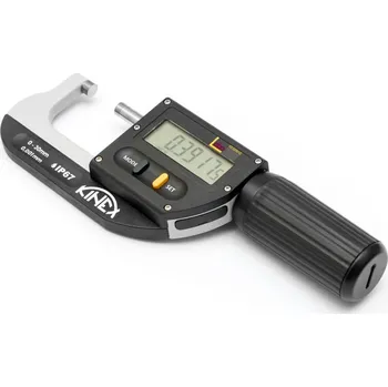 Digitální mikrometr třmenový KINEX/K-MET ICONIC Labo 30-66mm, 0,001mm, DIN&nbsp;863, IP&nbsp;67 (7030-27-066)