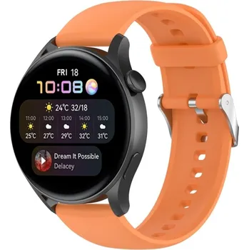 VSECHNONAMOBIL 60393 SILICONE Řemínek pro Huawei Watch 4 / Watch 4 Pro oranžový