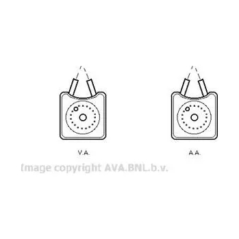 Chladič motoru Olejový chladič, motorový oleju, 068117021B,90607,31305,14550,58003106,, ECAR, 1303L81X