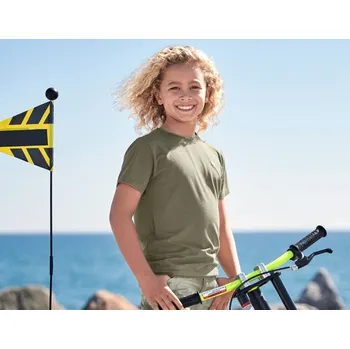 Tričko e.s.motion ten pure, dětská velikost 110/116 rašelinová zelená vintage Strauss