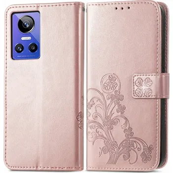 Pouzdro na tablet VSECHNONAMOBIL 48437 ART Peněženkový kryt Realme GT Neo 3 FLOWERS světle růžový