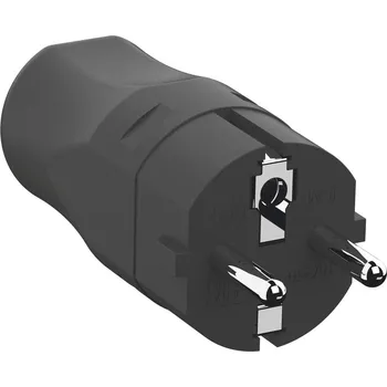 Elektrická zásuvka Bachmann 960.101 zástrčka polypropylen 250 V černá IP20