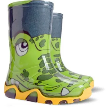 Dětské holínky DEMAR B krokodýl zelená 34-35