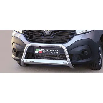 Tuning Predný ochranný rám Medium RENAULT Trafic 2019- Misutonida EC/MED/383 Leštěný nerez