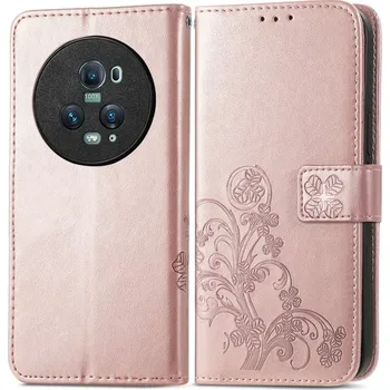 Příslušenství pro tablet VSECHNONAMOBIL 58452 ART FLOWERS Peněženkový kryt Honor Magic5 Pro 5G světle růžový