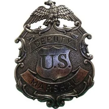 Odznak zástupce US Marshal 8,2 cm - stříbrná