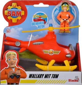 letadlo a vrtulník Simba Toys Požárník Sam Helikoptéra Wallaby Mit Tom
