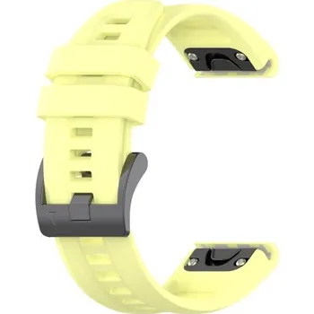 VSECHNONAMOBIL 57117 SIMPLE Silikonový řemínek pro Garmin Enduro 2 / Tactix 7 žlutý