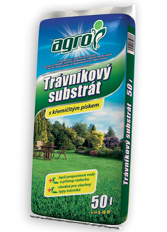 AGRO Trávníkový substrát 50l
