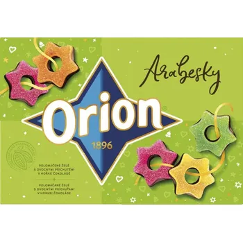 Bonbon Orion Arabesky želé polomáčené 350 g