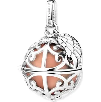 Přívěsek Andělský zvonek ENGELSRUFER s andělským křídlem S - rosé ER-23-16-S