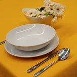 Nešpinivý / teflonový látkový ubrus UNI 3014 SYTĚ ŽLUTÁ, 100x140cm (obdélník)