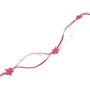 Stuha Stuha hvězdy a perly, vánoční