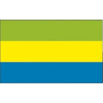 Vlajka Gabon 30 x 45 cm na tyčce