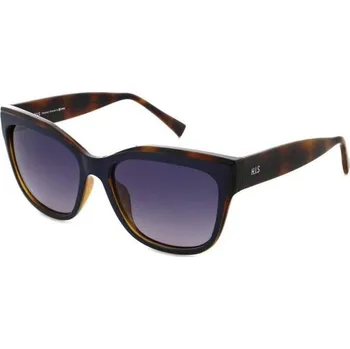 Sluneční brýle HIS 38103 modrá lesk hnědá, čočka šedá gradál polarizovaná 2