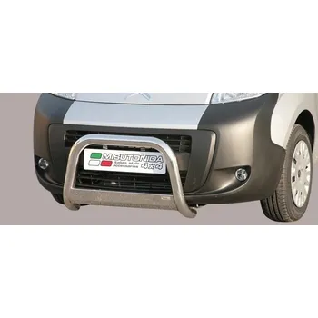Tuning Přední ochranný rám Medium CITROËN Nemo 2007- Misutonida EC/MED/237 Leštěný nerez