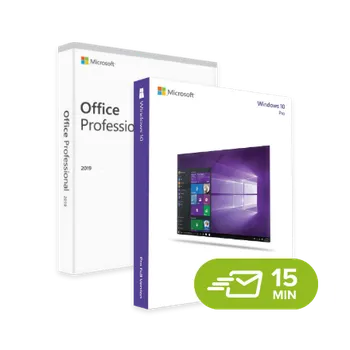 Operační systém Kancelářská aplikace Windows 10 Pro + Office 2019 Professional - elektronická licence 32/64 bit