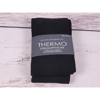 Dámské punčochy CNB BERLIN Hřejivé termo punčocháče DE89552 černé velikost oblečení - dospělí: 40/42