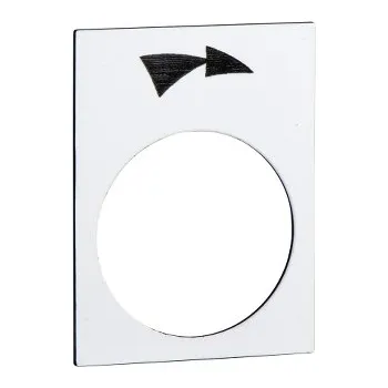 vypínač SCHN ZB2BY4921 Etiketa pro závěsný ovládač