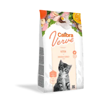 Krmivo pro kočku Calibra Cat Verve GF Kitten Chicken&Turkey 2x3,5kg+myška+DOPRAVA ZDARMA (+SLEVA PO REGISTRACI/PŘIHLÁŠENÍ)