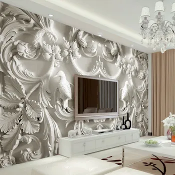 Tapeta Solution Media 3D tapeta - Reliéfní evropský styl MU1373 1 - Voděodolné plátno - Textilní tapeta omyvatelná - 250g/m2