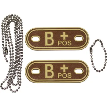 Identifikační známka MFH Dog tag B POS - desert