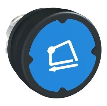 vypínač SCHN ZB4BC68006RA Ovládací hlavice stiskací, tmavě modrá