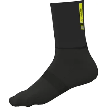 Pánské ponožky ALÉ Cyklistické ponožky klasické - AERO WOOL H16 - černá S