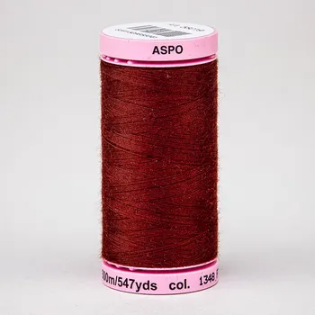 Nit Univerzální šicí nit Amann ASPO 120 polyesterová, tmavá cihlová 1348, návin 500m