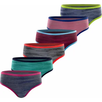 Kalhotky FANNIFEN Dámské klasické kalhotky YW4048 - 3 ks v balení Barva: Mix, Velikost: L