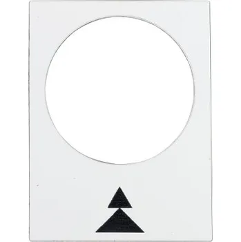 vypínač a zásuvka SCHN ZB2BY4909 Etiketa pro závěsný ovládač