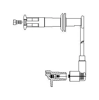 Zapalovací kabel zapalovací kabel, , BREMI, 173/51