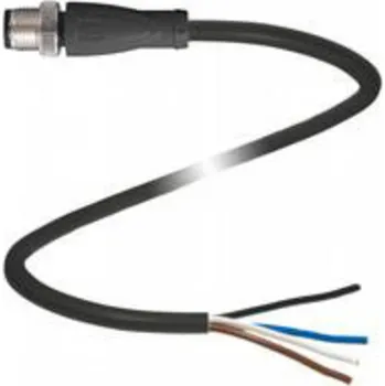 Pepperl+Fuchs V1S-G-BK2M-PUR-U upravený zástrčkový konektor pro senzory - aktory, 242213, piny: 4, 2.00 m, 1 ks
