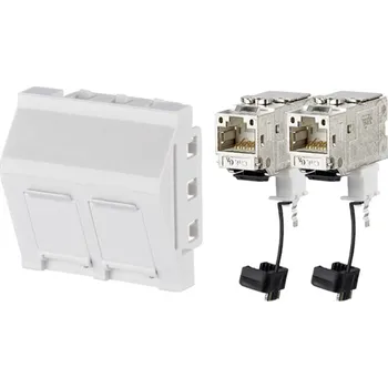 Elektrická zásuvka GGK 6635 datová zásuvka datový technický modul (š x v) 45 mm x 45 mm 1 ks bílá