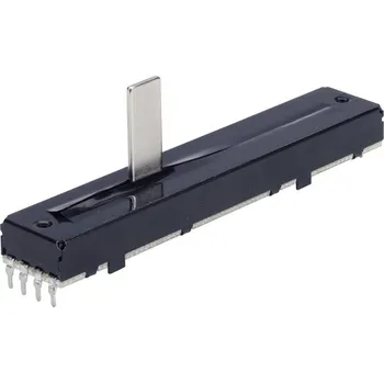 Potenciometr 4111505660, 4111505660 posuvný potenciometr, 200 kΩ, Stereo