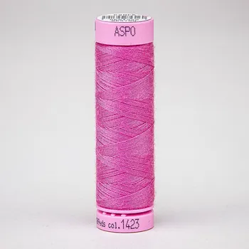 Nit Univerzální šicí nit Amann ASPO 120 polyesterová, růžová 1423, návin 100m