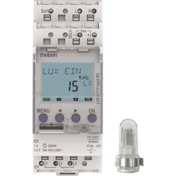 vypínač Theben LUNA 111 top3 AL soumrakový spínač 1 ks 230 V