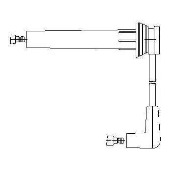 Zapalovací kabel zapalovací kabel, , 12121496997, BREMI, 6A80/24