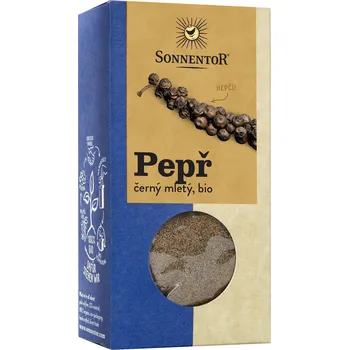 Sonnentor Pepř černý bio, mletý 50g
