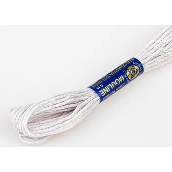 Příze Vyšívací příze MOULINE / MULINKA 4202 bledě nachová starorůžová, jednobarevná, 2g/8m