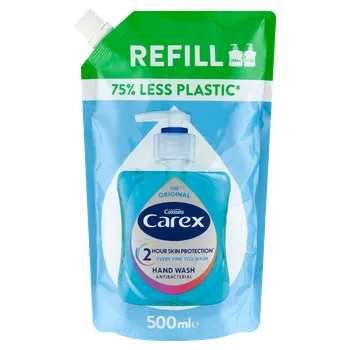 Mýdlo Carex Original dodávka antibakteriálního tekutého mýdla na ruce, 500 ml