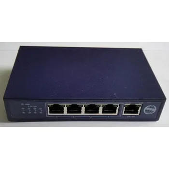 PoE injektor PoE switch, 4+1 port 10/100M, 15.4W/port, PoE31004P