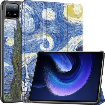 Pouzdro na tablet VSECHNONAMOBIL 60032 ART Zaklápací obal Xiaomi Pad 6 / Pad 6 Pro STARRY SKY